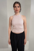 Nude Ripped Tank Top
