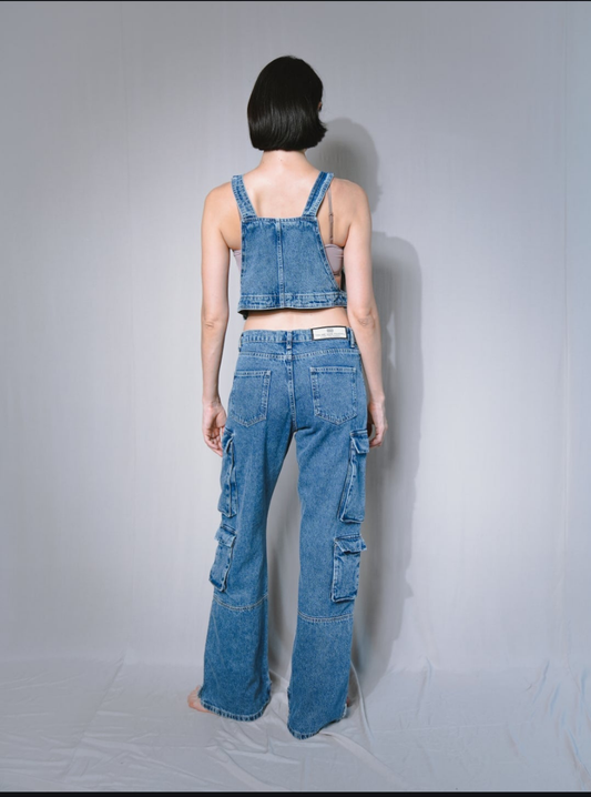 HIGHWAIST CARGO JEAN'S