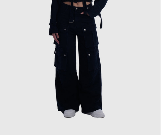 HIGHWAIST CARGO JEAN'S